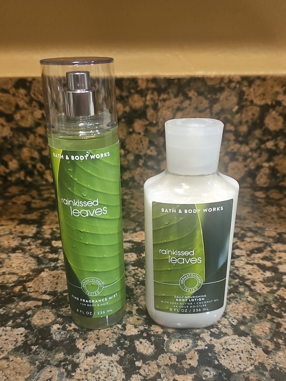 Bath & Body Works Rainkissed Leaves Fragrance Bundle